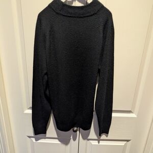 Chic Black Cowlneck Sweater for Women